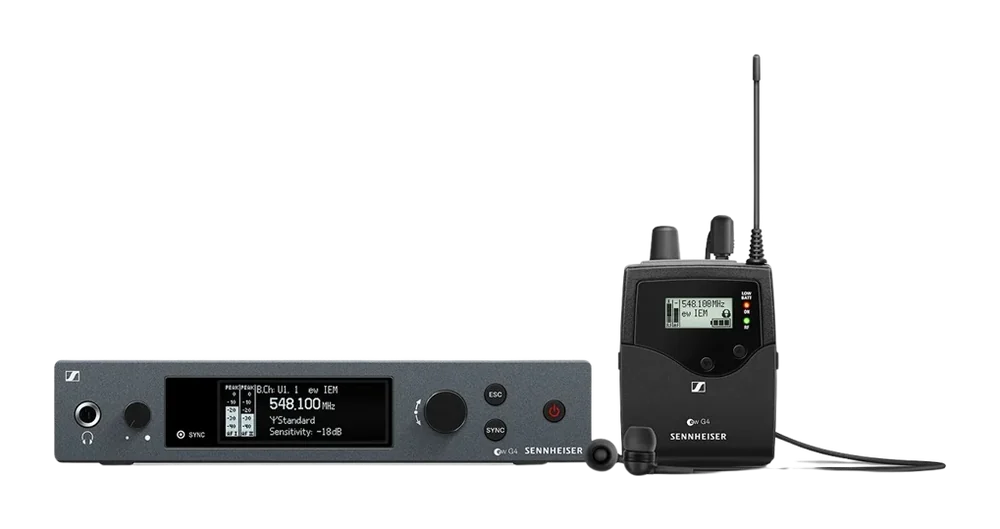 Sennheiser EW-300 IEM-G3 UHF Wireless Stereo In-Ear Monitor System
